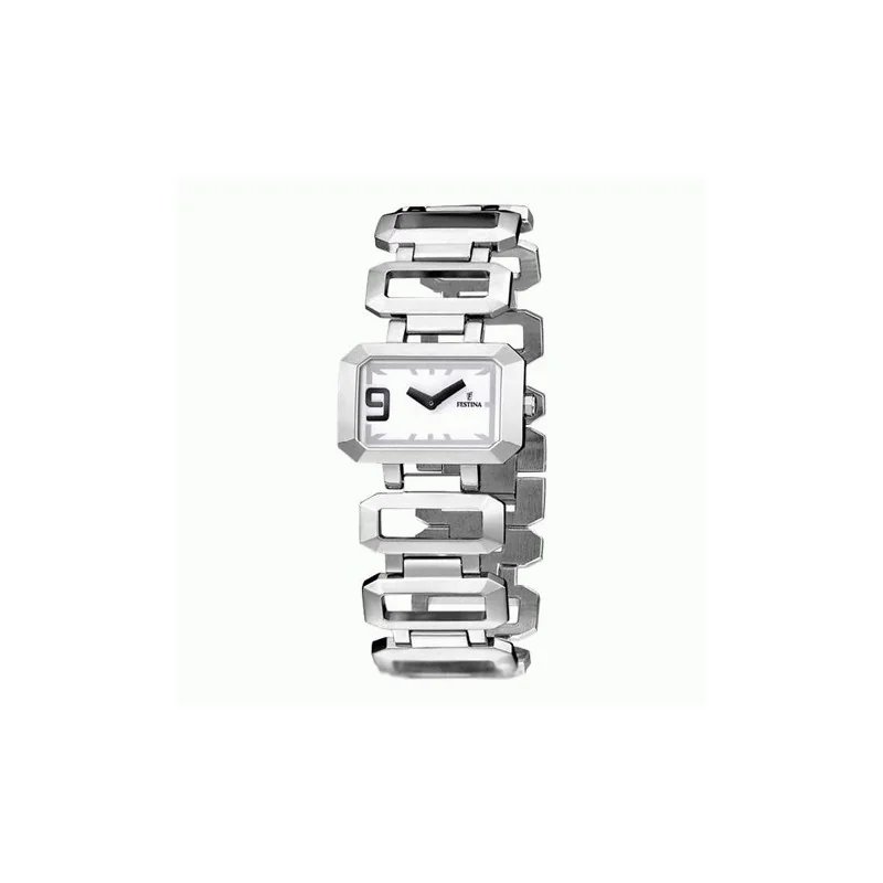 Orologio donna Festina quadrato white Cream F16306/1