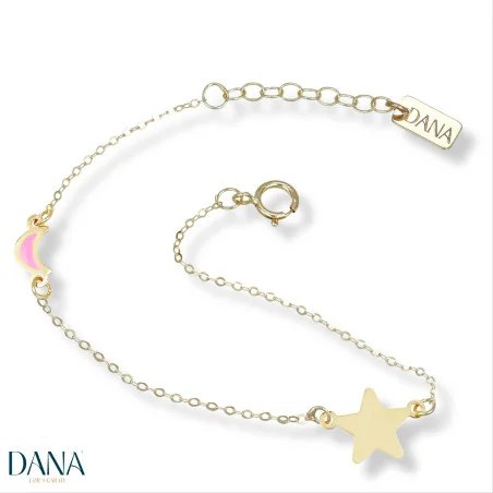 Bracciali Dana Baby stella e luna BRBFC12OGSPL13E2