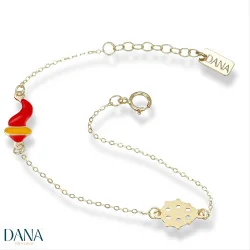Bracciali Dana Baby corno napoletano e coccinella