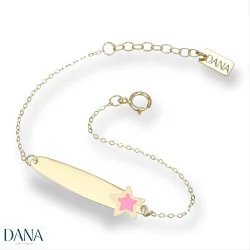 Bracciali Dana Baby targa e stella BRBFC05OGSPL13E2