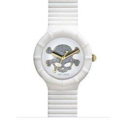 Orologi HipHop SKULL Bianco HWU0451