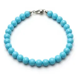 Bracciale pasta di turchese con moschettone BRAT01 - orola