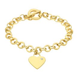 Bracciali Lotus Style Catena cuore LS2271-2/2