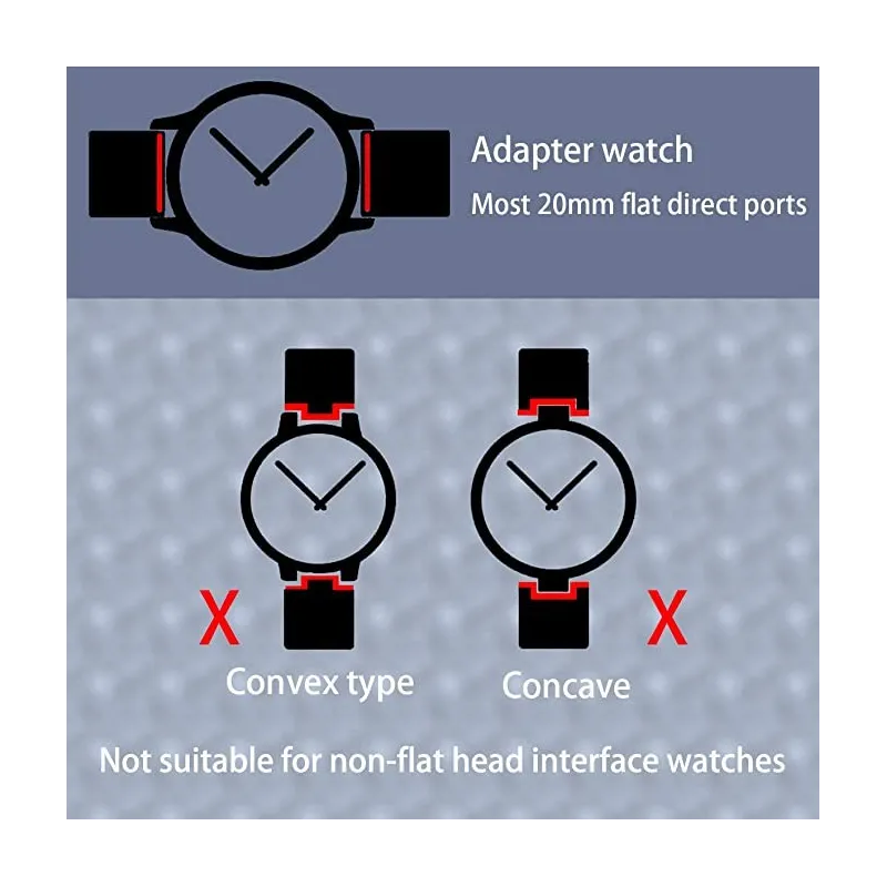 Cinturino con fibia Nero 22mm depn22mm - orola