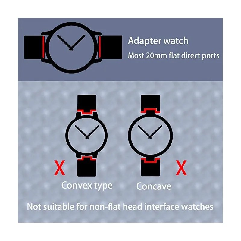 Ricambi Cinturino silicon Nero 20mm lis20mm