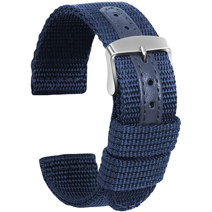 Ricambi Cinturino Nylon blu 22mm nylb22mm