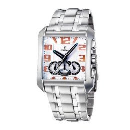 Orologio Festina crono quadrato chiaro F16355/1