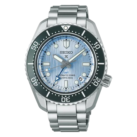 Orologi Seiko ‘Glacier blue’ Marinemaster 200 GMT Limited