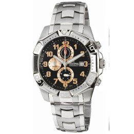 Orologio Festina crono nero e ramato F16286/A