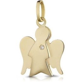 Collane Ciondolo Angeli oro giallo nkt194